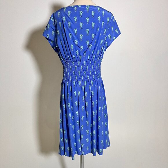 Blue Seahorse Kate Spade Dress - Picture 2 of 3